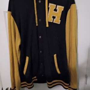 Warner Bros. Black and Gold Harry Potter Jacket, Hufflepuff